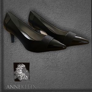 ⭕️ Anne Klein Black Patent Leather Heel 6.5